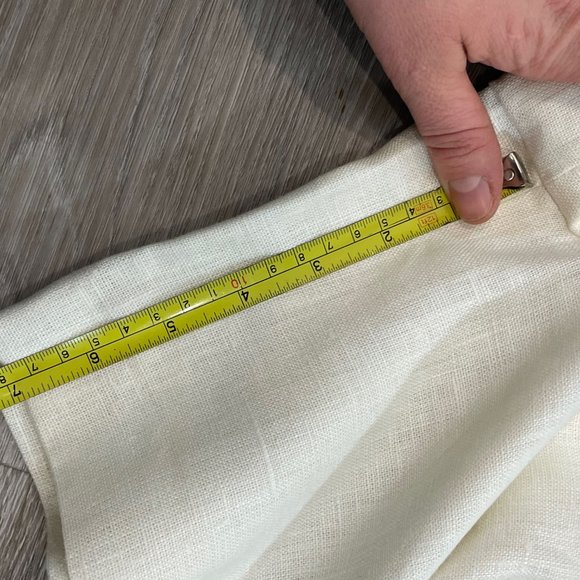 Vintage Daniel Hetcher Off White Linen Bermuda Shorts sz 6 - Picture 11 of 11